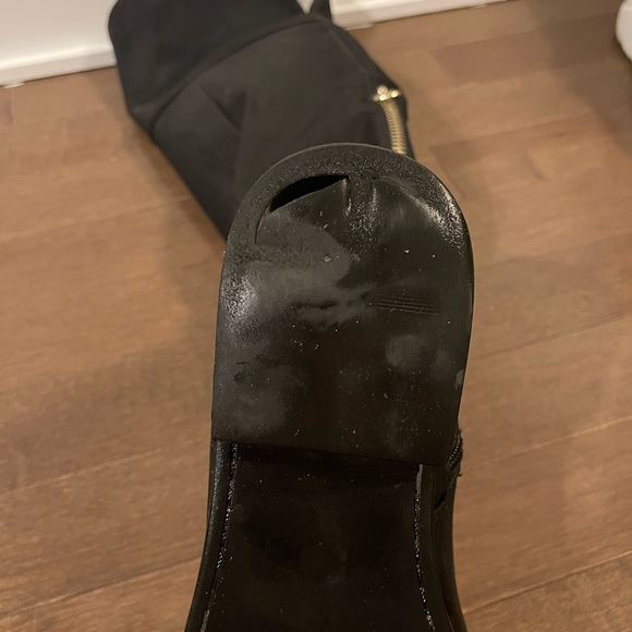 STEVE MADDEN Tall Black Suede Boots - Picture 2 of 5